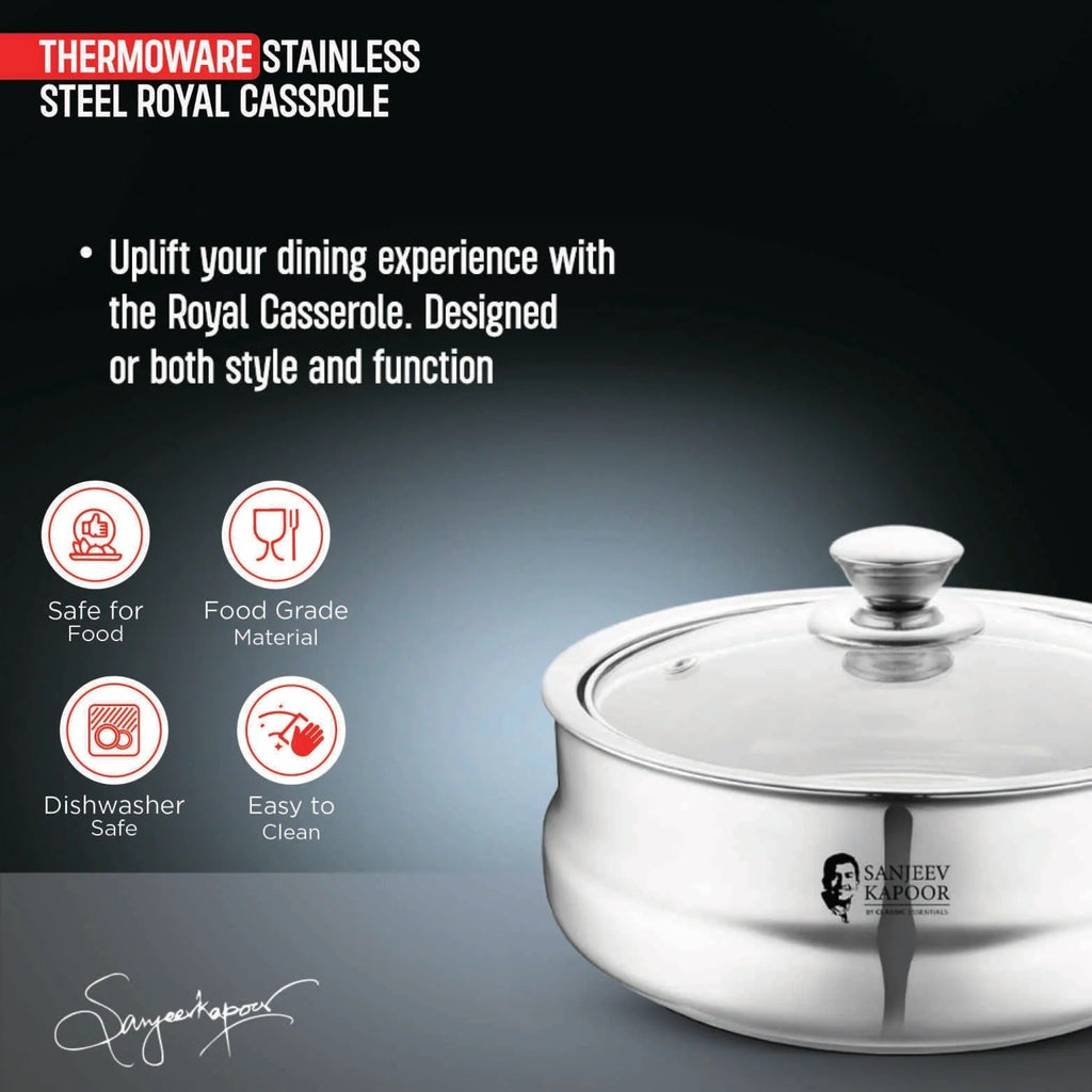 Sanjeev Kapoor by Classic Essentials Royal Casserole 1.2L