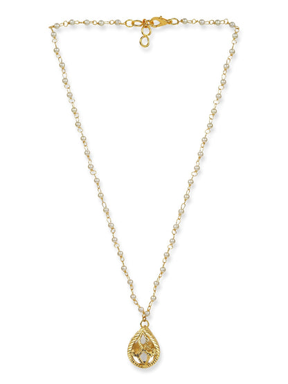 Women's Gold-Polished Chain Necklace - Ruby Raang
