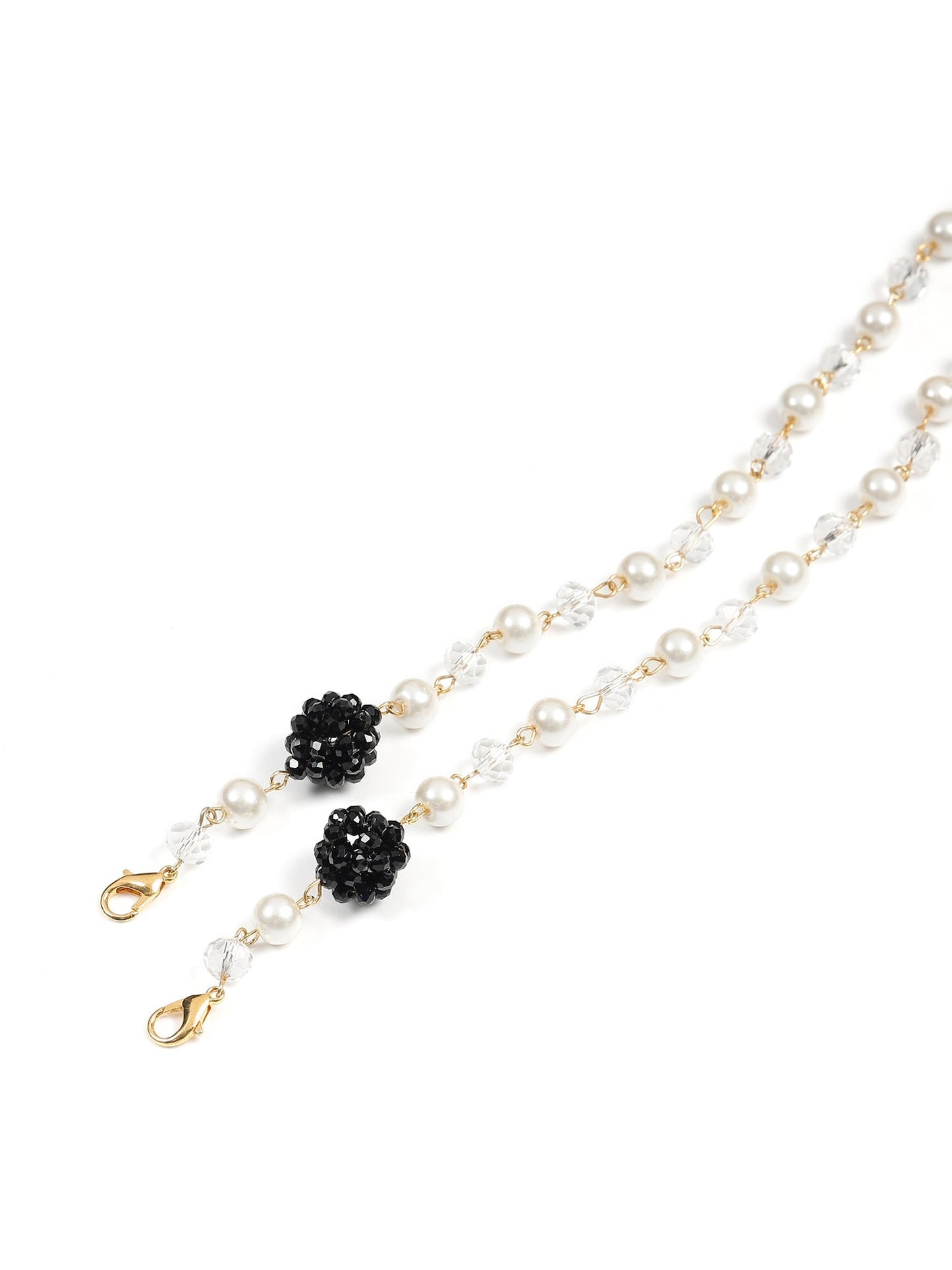 Beaded Embellished Mask Chain - Ruby Raang