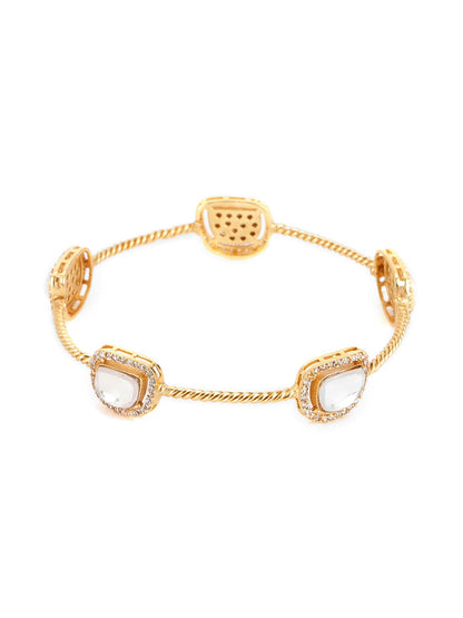 Kundan Bangle - Ruby Raang