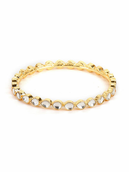 Kundan Bangles (set of 2) - Ruby Raang