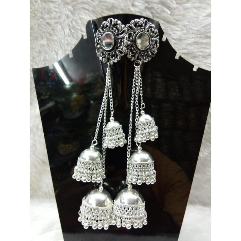 MS Fashion India Latest Fashion Kashmiri Multiple Hanging Jhumka Earrings