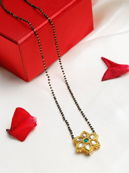 Women's Kundan Mangalsutra - Ruby Raang