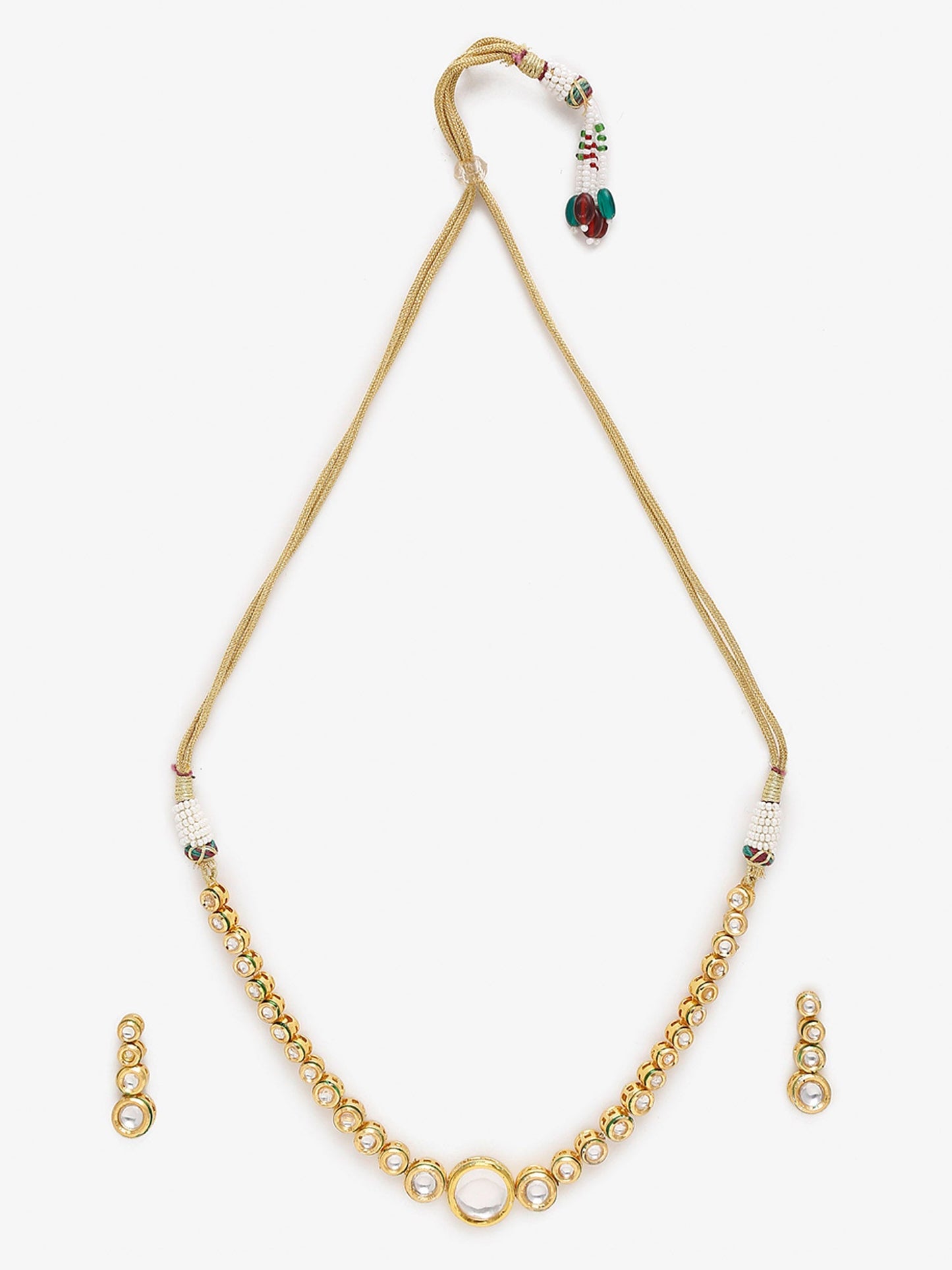 Women's Choker With Earrings - Ruby Raang