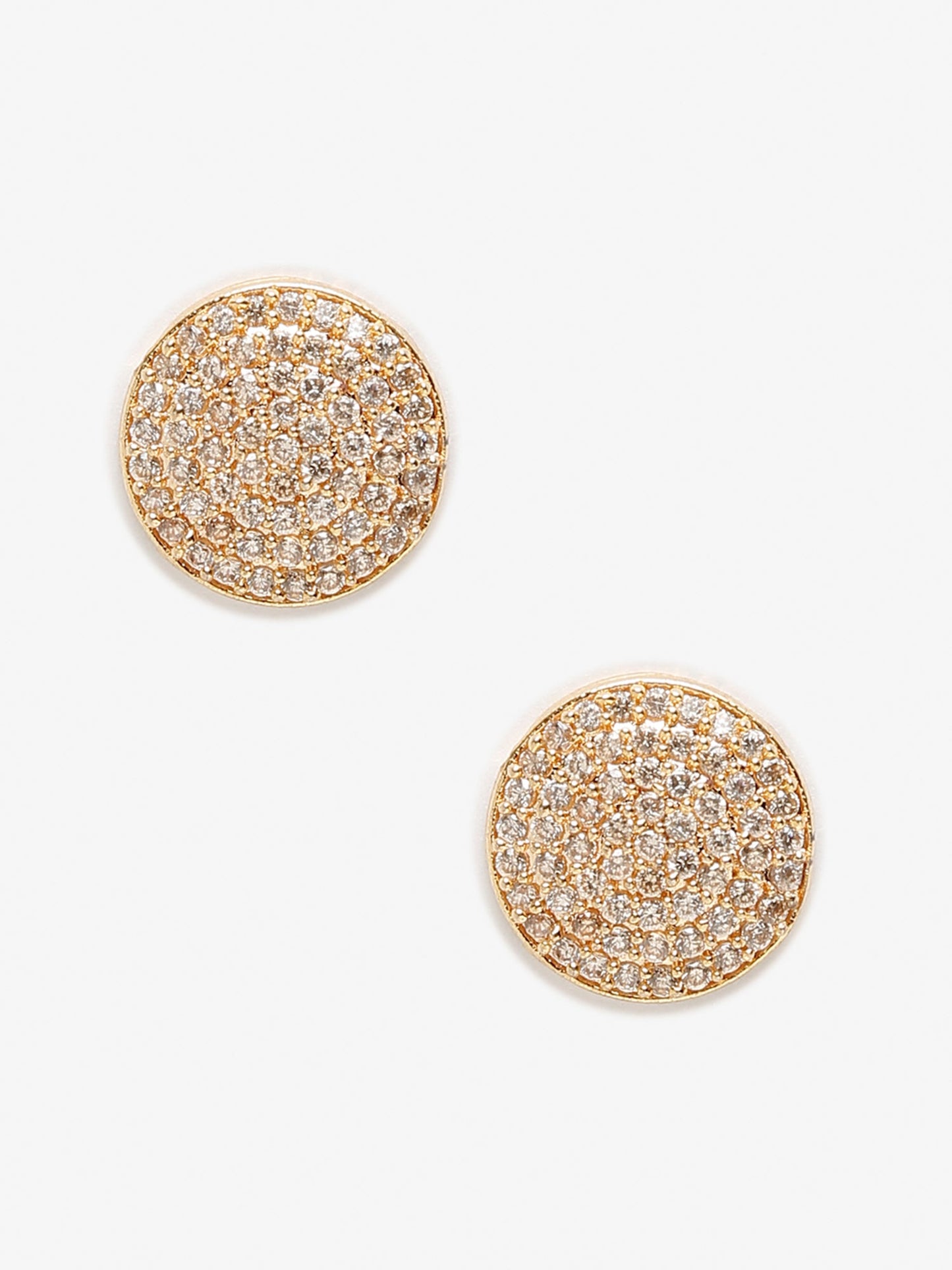 Rose Gold Contemporary Studs Earrings - Ruby Raang