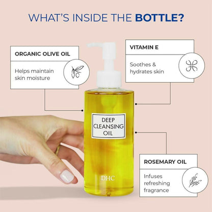 DHC Beauty Deep Cleansing Oil, Makeup Remover For All Skin Types