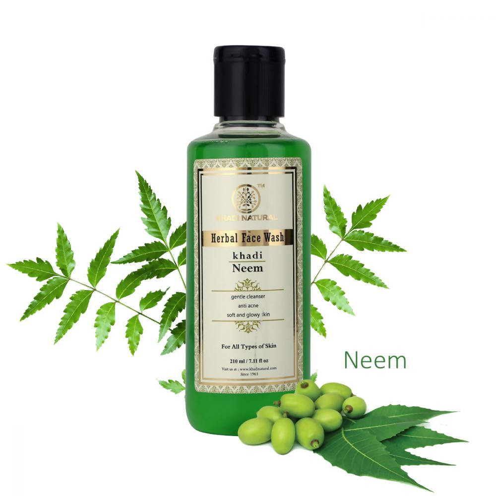 Khadi Natural Neem Herbal Face Wash - 210 ml