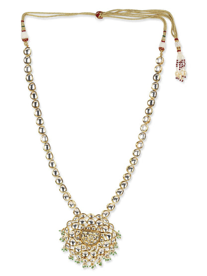 Women's Gold-Polished Necklace - Ruby Raang