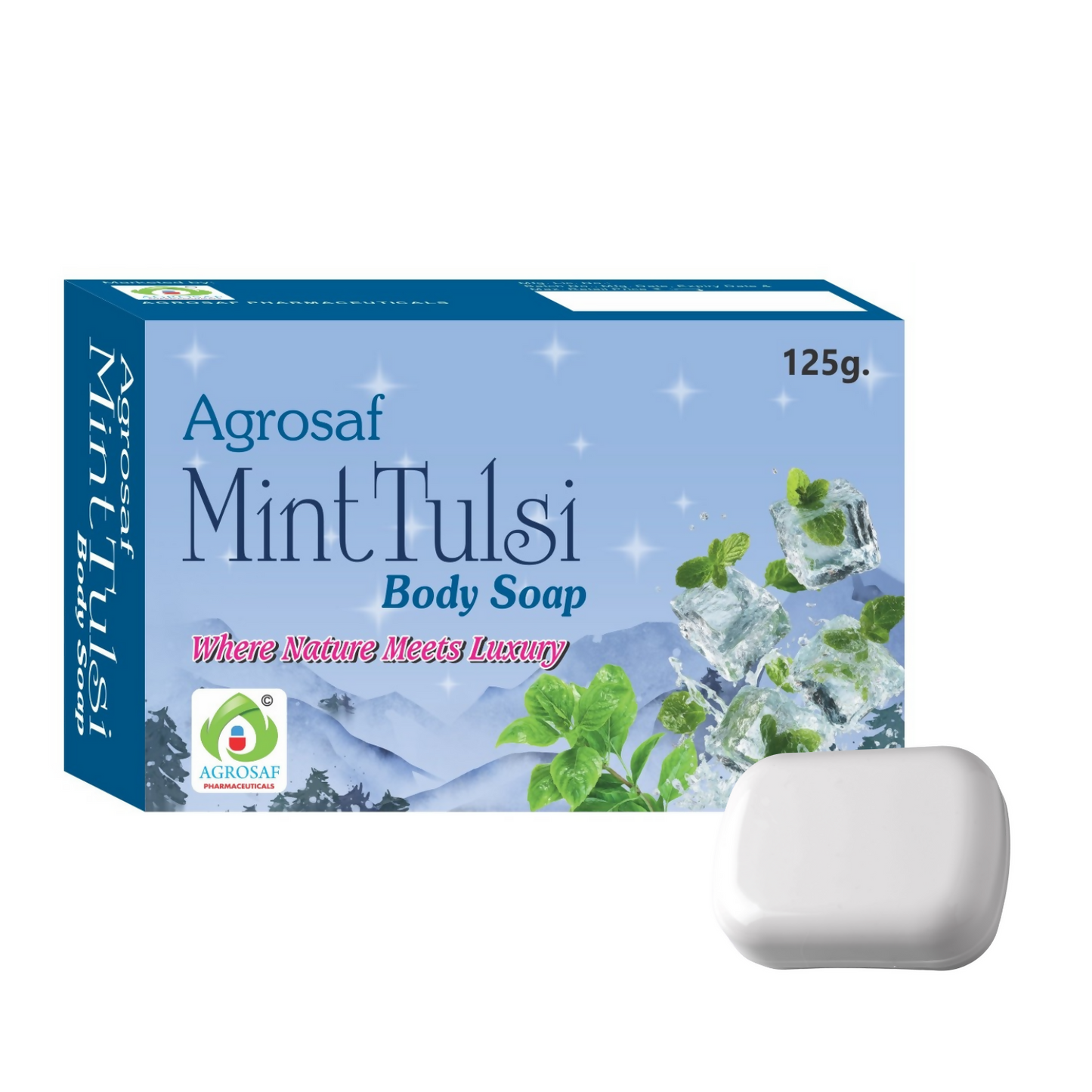 Agrosaf Mint Tulsi Body Soap