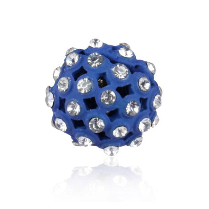 Trendoo Jewelry Gold-Polished Stylish Fancy Blue Studs