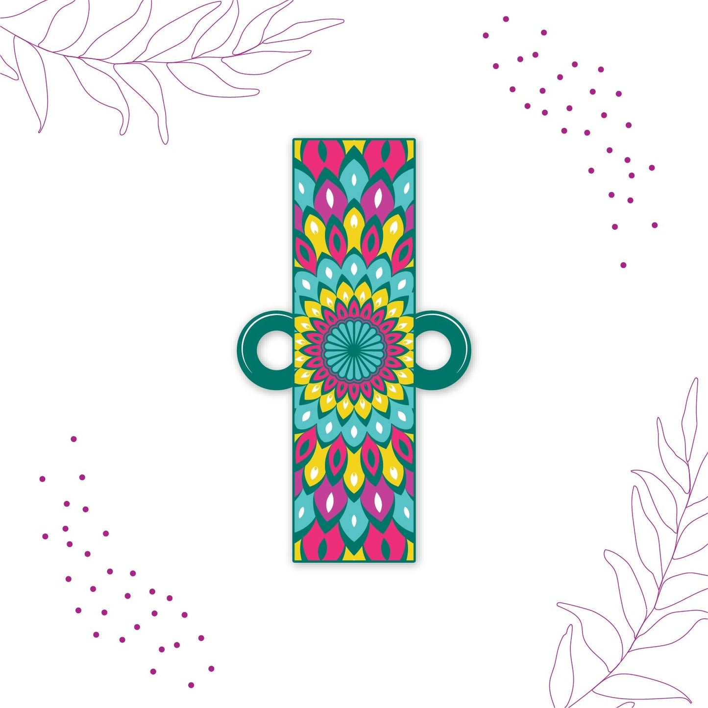 Indianvibez Alphabet J Wooden Rakhi - Kids Rakhi