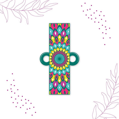 Indianvibez Alphabet J Wooden Rakhi - Kids Rakhi