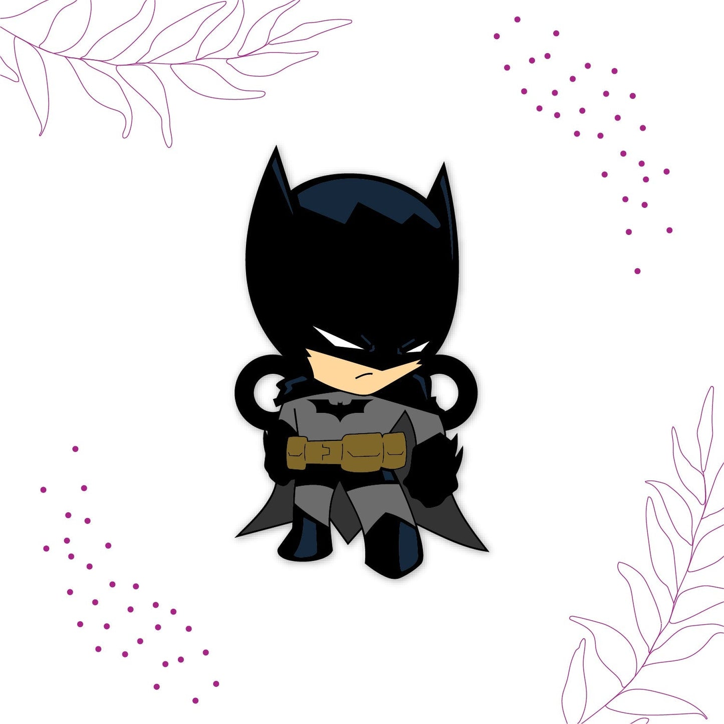 Indianvibez Batman Wooden Rakhi - Kids Rakhi
