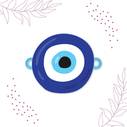 Indianvibez Evil Eye Rakhi with Rudraksha Thread, Rakhi for Brother - Kids Rakhi