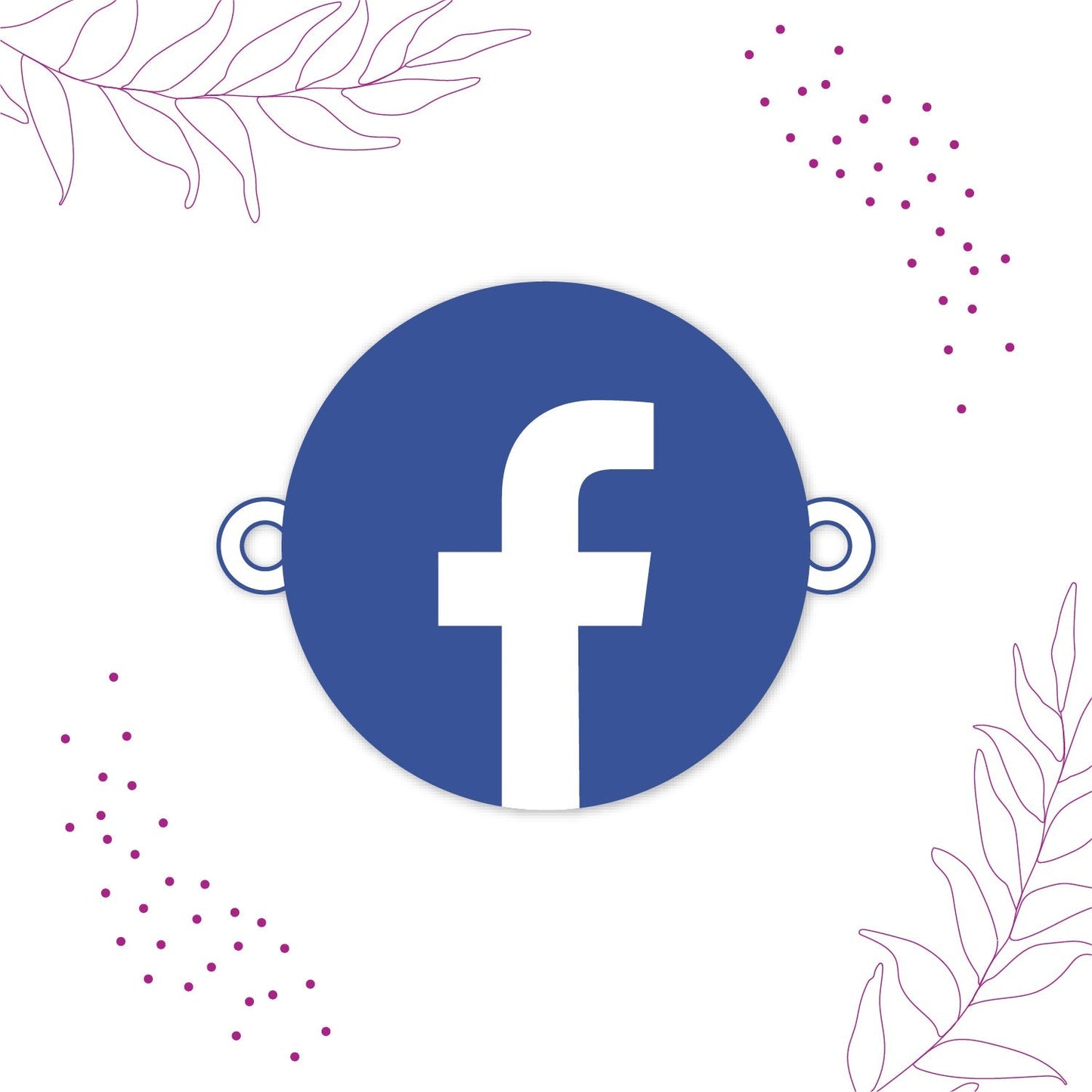 Indianvibez Facebook Wooden Rakhi with Rudraksha, Social Media Rakhi for Bro, Shop India - Kids Rakhi