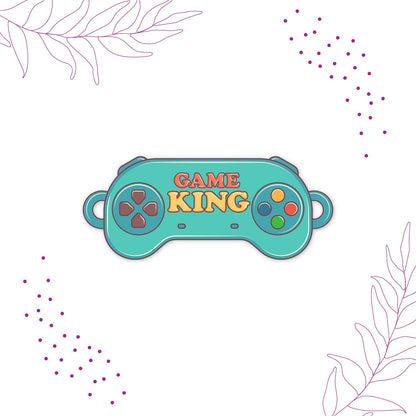 Indianvibez Gamer King Bhai Wooden Rakhi with Rudraksha, Gaming Rakhi for Bro, Shop India - Kids Rakhi