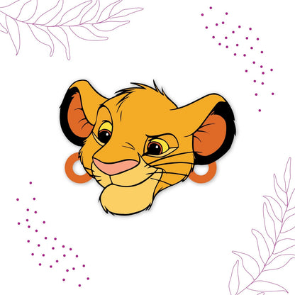 Indianvibez Simba Wooden Rakhi with Rudraksha, Lion King Rakhi for Bro, Shop India - Kids Rakhi