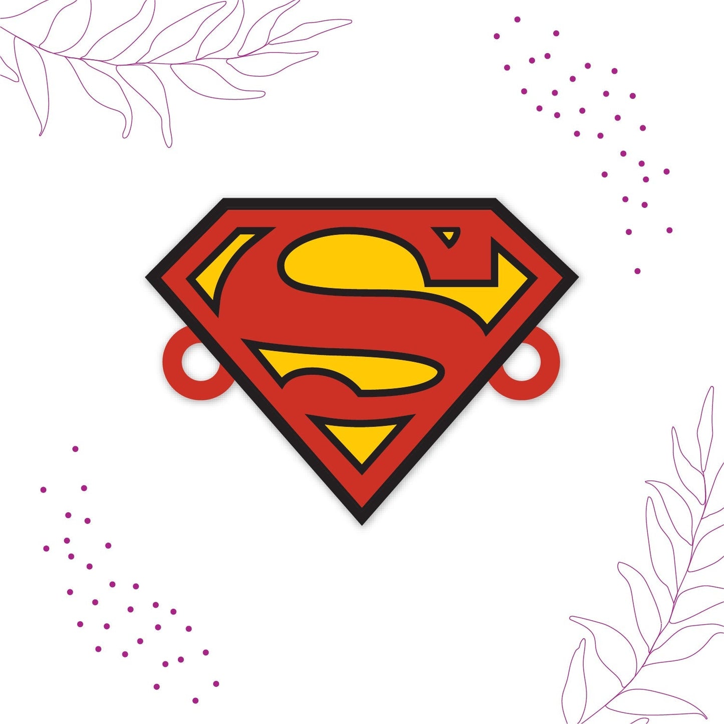 Indianvibez Superman Wooden Rakhi with Rudraksha, Superhero Rakhi for Brother, Shop India - Kids Rakhi
