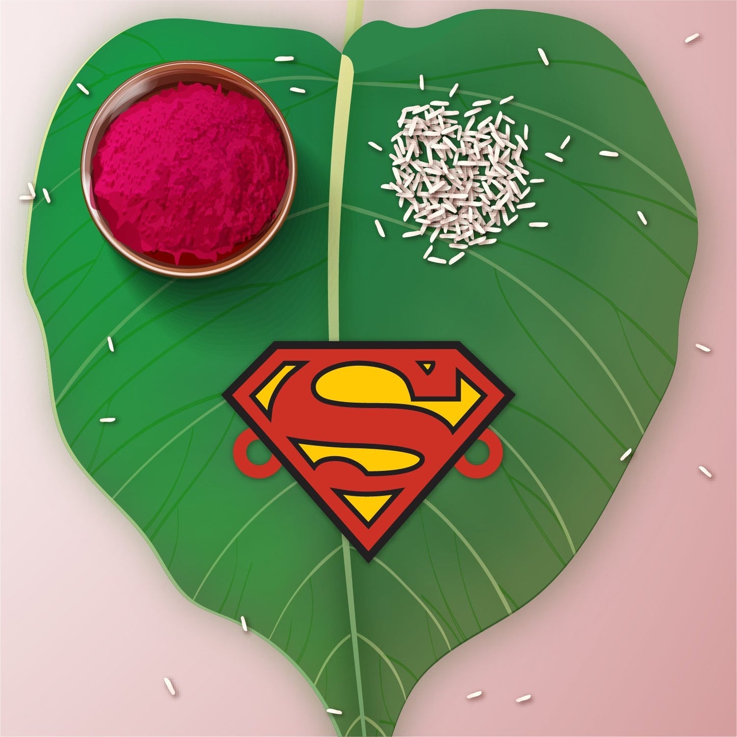 Indianvibez Superman Wooden Rakhi with Rudraksha, Superhero Rakhi for Brother, Shop India - Kids Rakhi
