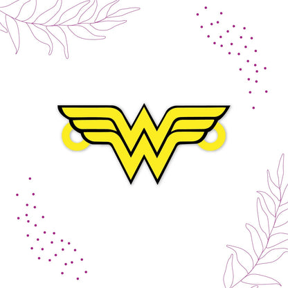 Indianvibez Wonder Woman Wooden Rakhi/Lumba - Kids Rakhi