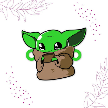 Indianvibez Yoda Wooden Rakhi with Rudraksha, Star Wars Rakhi for Bro, Shop India - Kids Rakhi