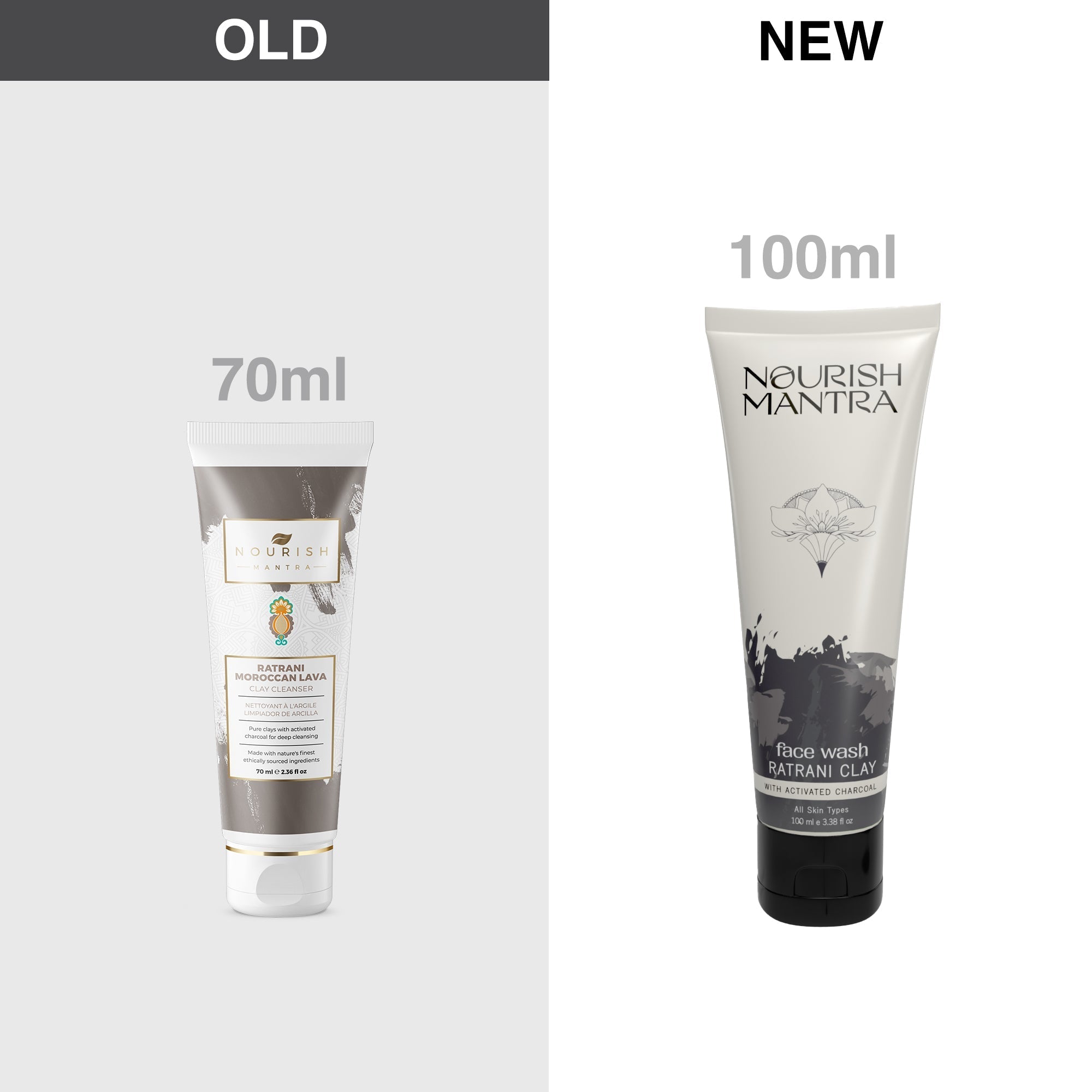 Nourish Mantra Ratrani Clay Face Wash - 100 ml