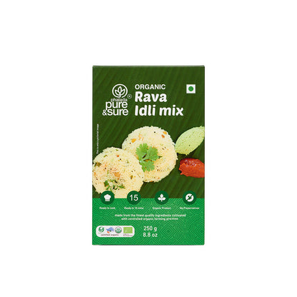 Pure & Sure Organic Rava Idly Mix