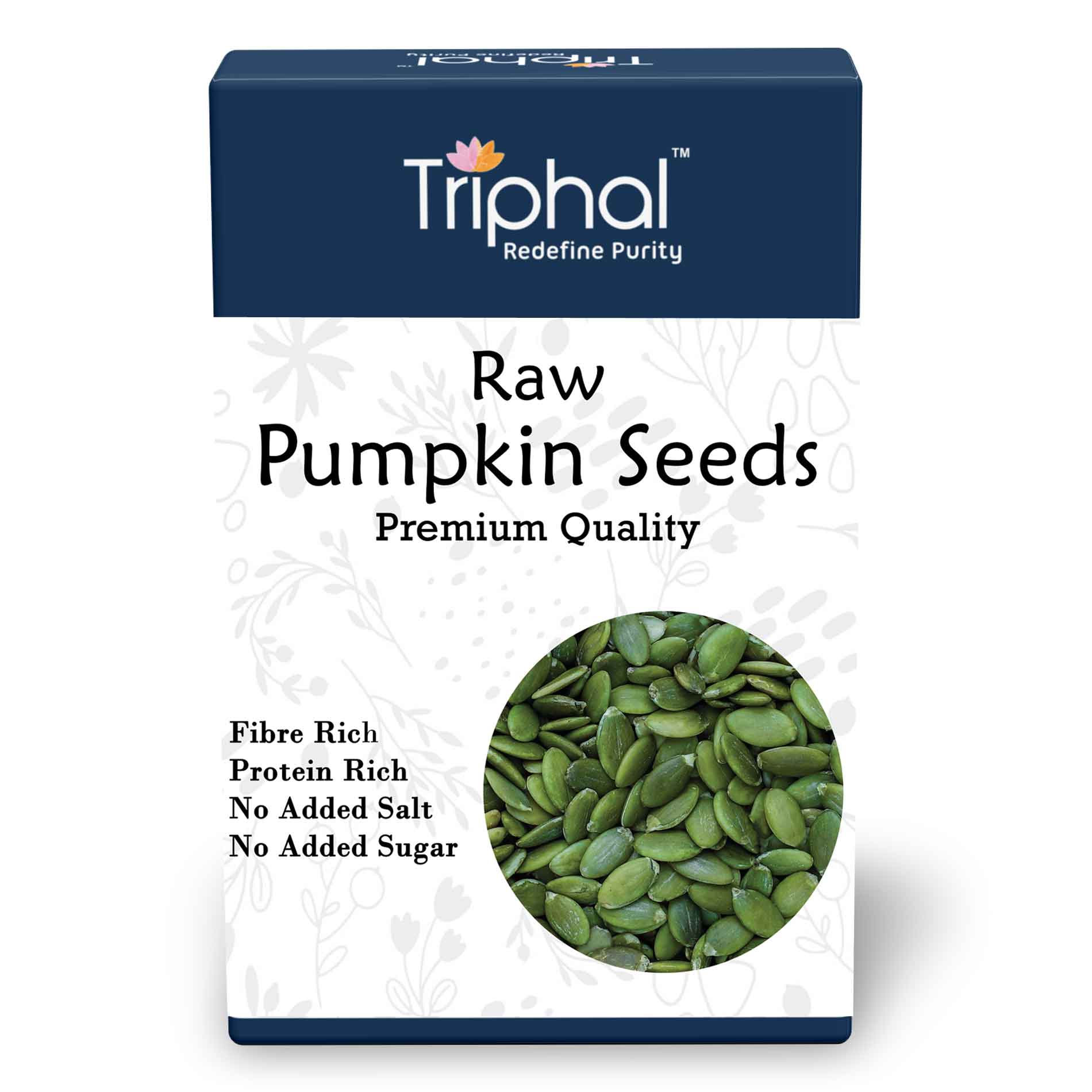 Triphal Raw Pumpkin Seeds - Nutrient-Packed Superfood for Wellbeing
