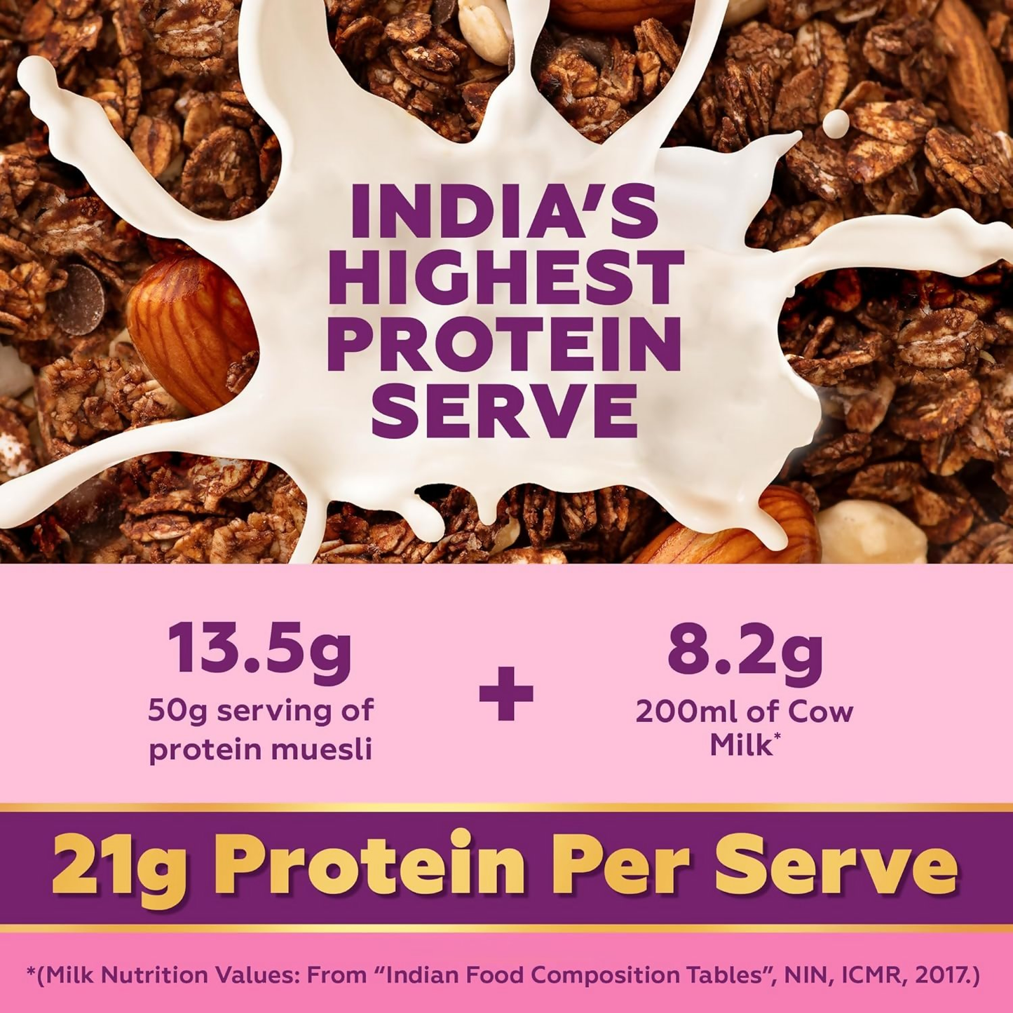 Yoga Bar High Protein Muesli - Choco Almond