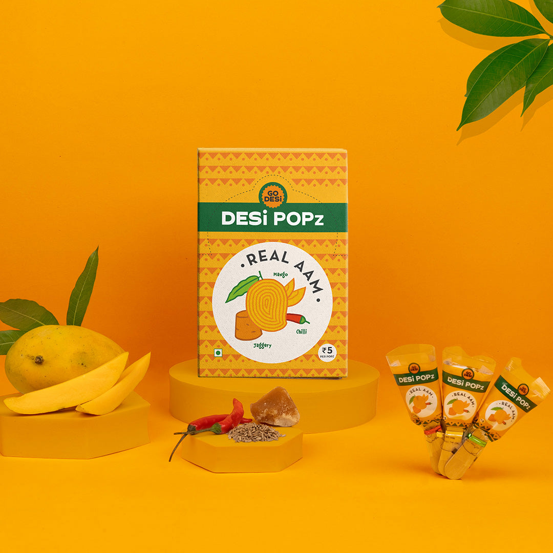 Go Desi Real Aam Popz - 40 PCS