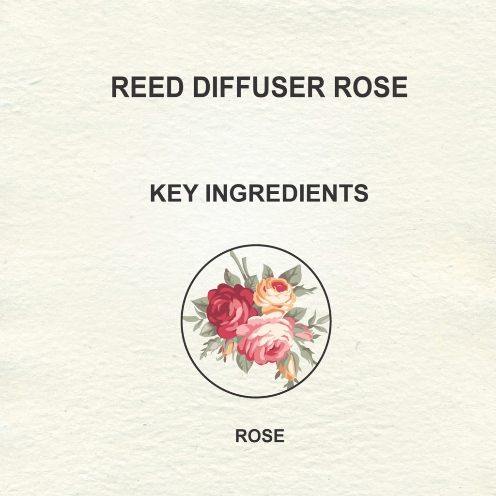Love Earth Reed Diffuser- Rose - 30 ml