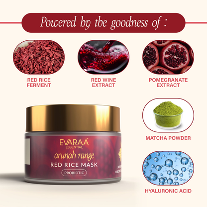 Evaraa Essential Red Rice Mask