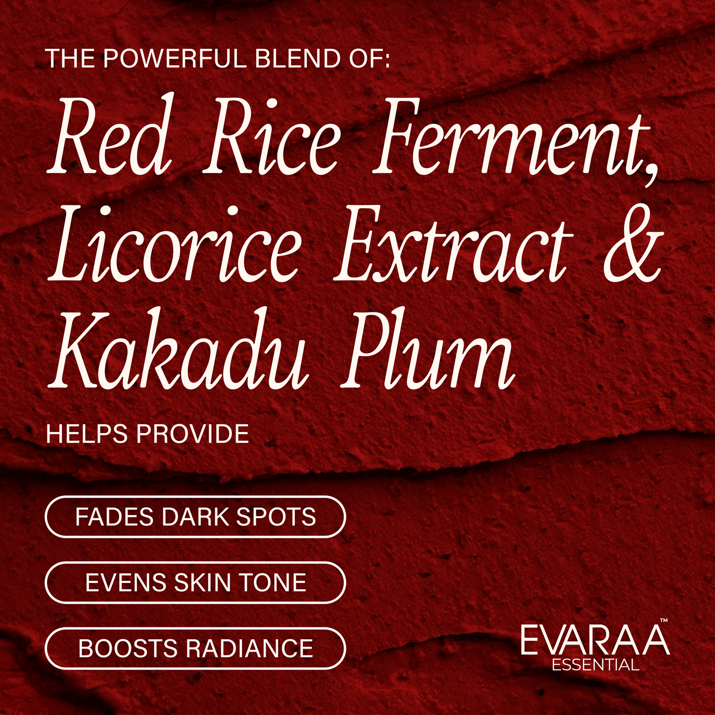 Evaraa Essential Red Rice Mask