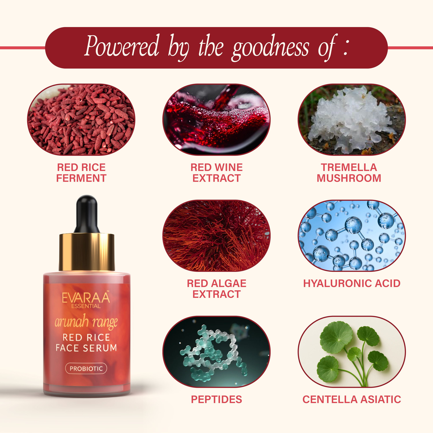 Evaraa Essential Red Rice Serum
