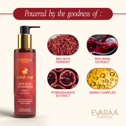 Evaraa Essential Red Rice Sunscreen
