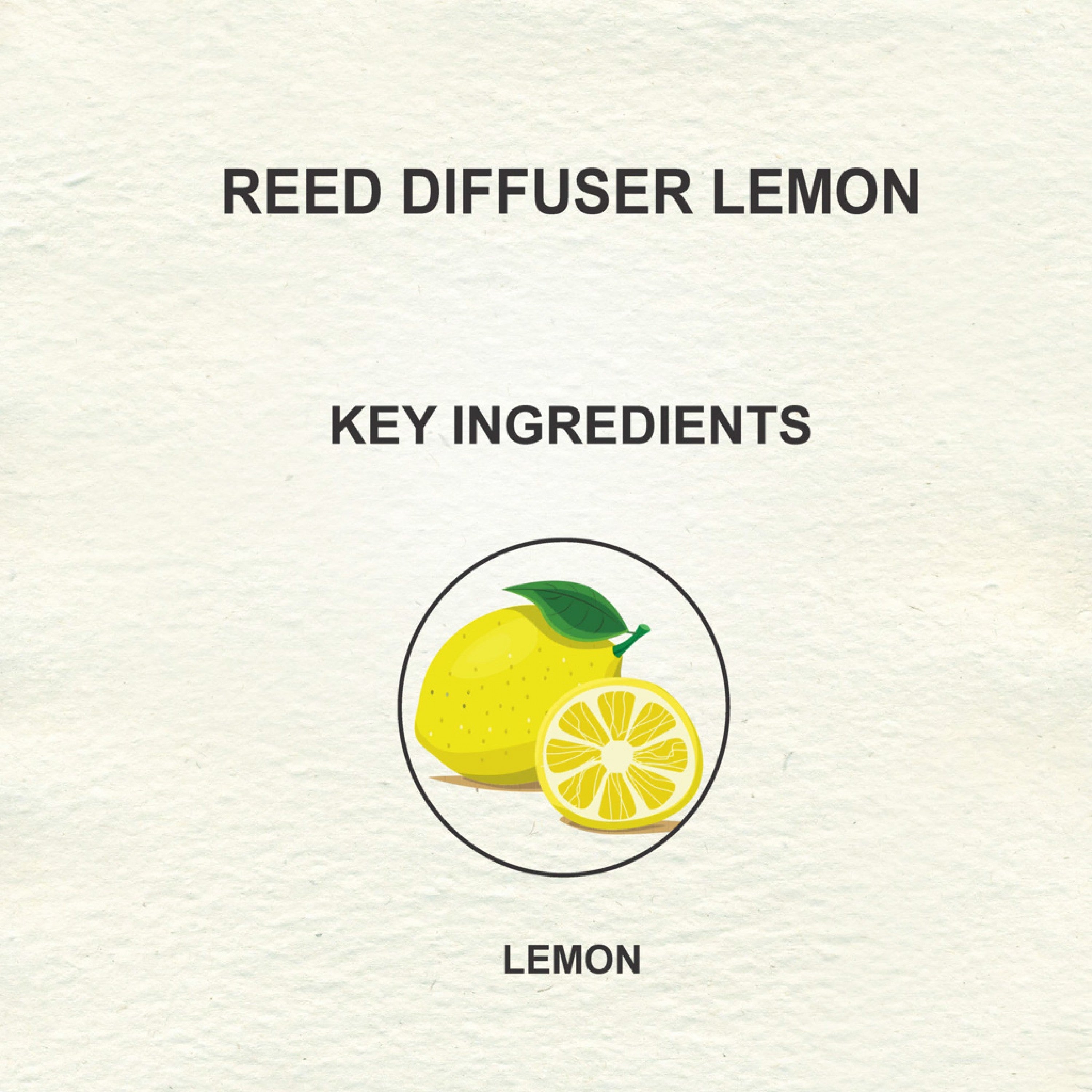 Love Earth Reed Diffuser - Lemon - 30 ml