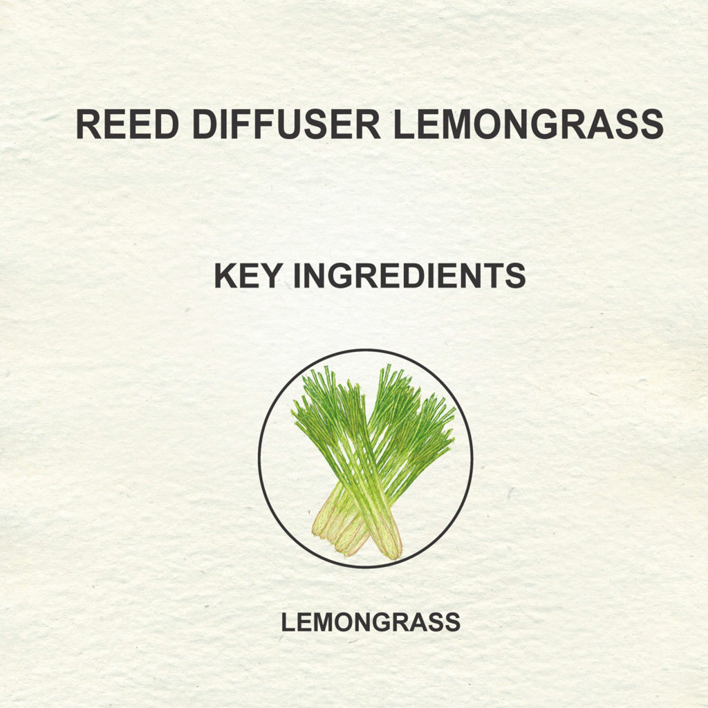 Love Earth Reed Diffuser- Lemongrass - 30 ml