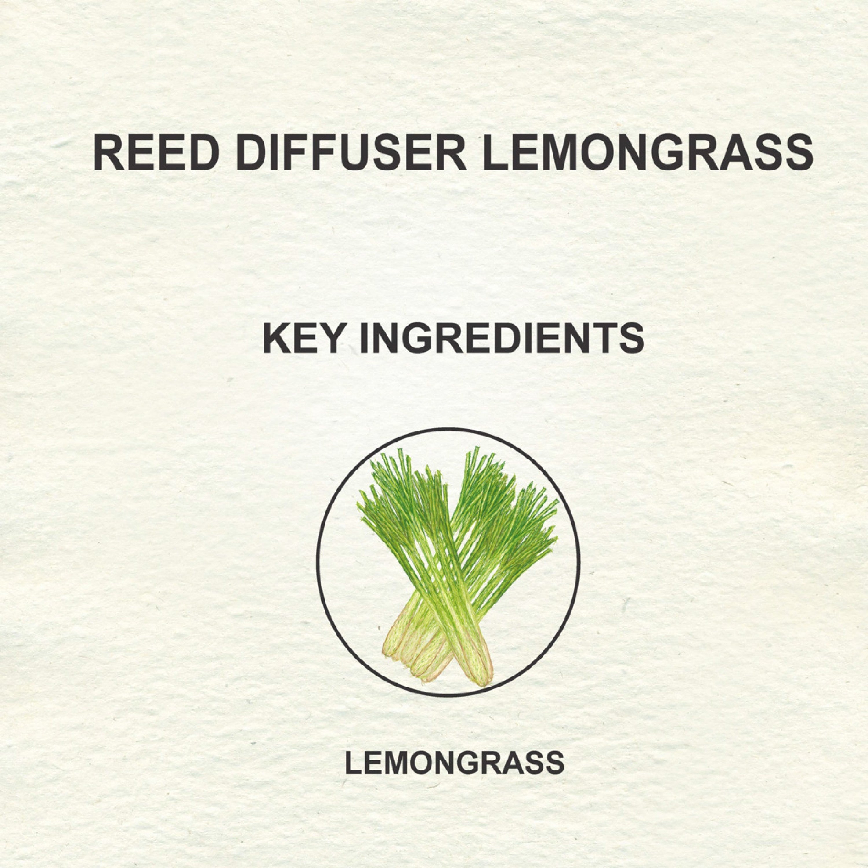 Love Earth Reed Diffuser- Lemongrass - 30 ml