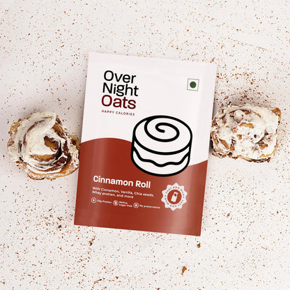 OverNightOats Cinnamon Roll