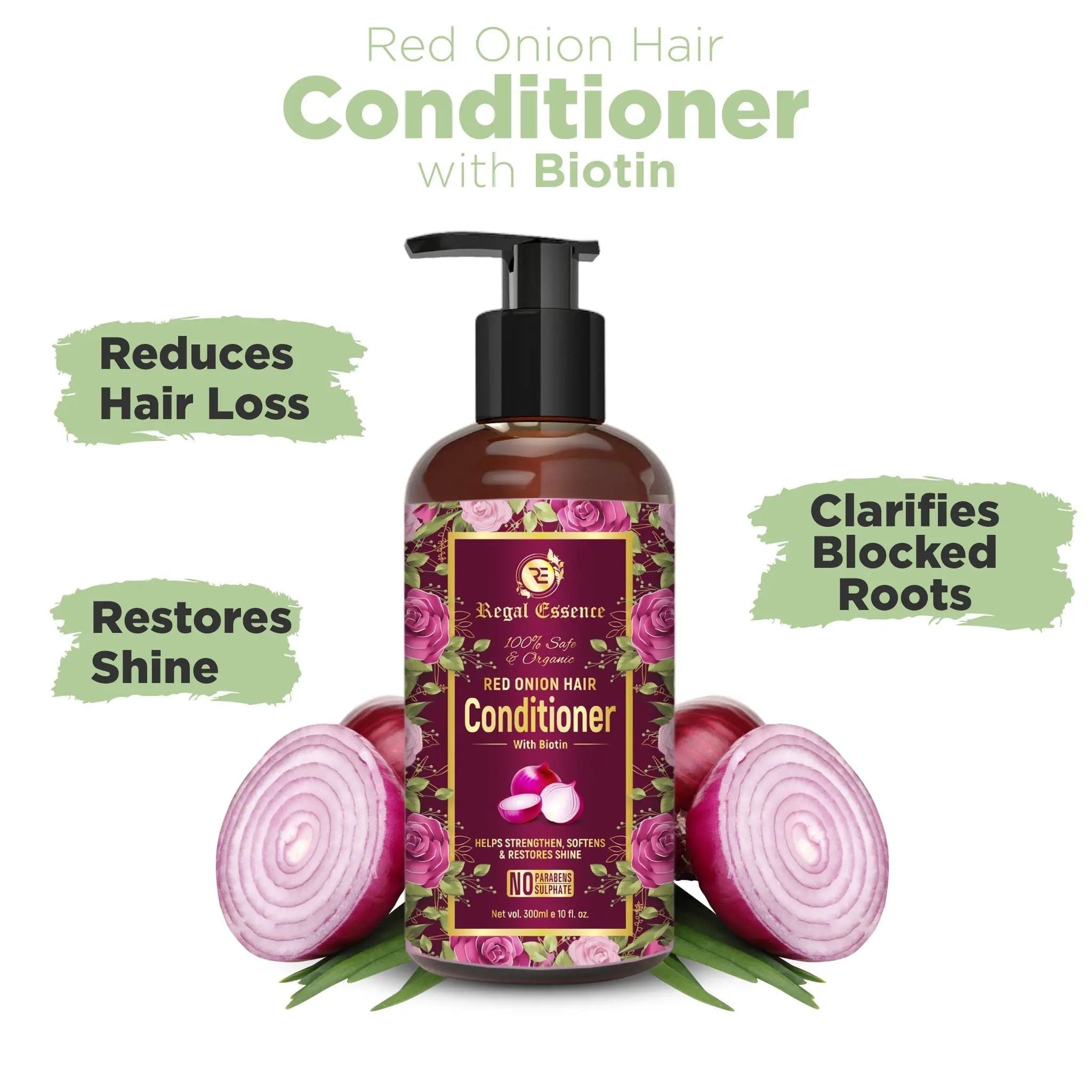 Regal Essence Red Onion Hair Conditioner For Unisex - 300 ml