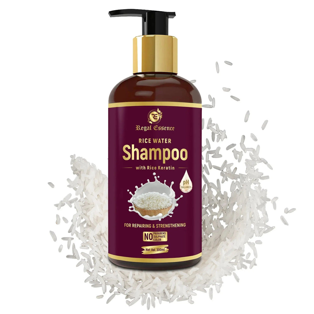 Regal Essence Rice Water Shampoo With Rice Keratin - 300 ml