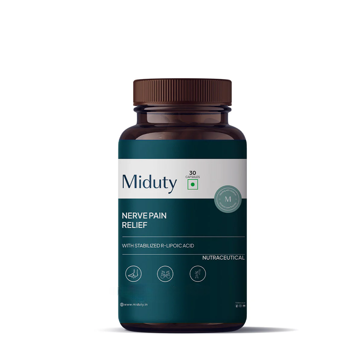 Miduty by Palak Notes Nerve Pain Relief Capsules