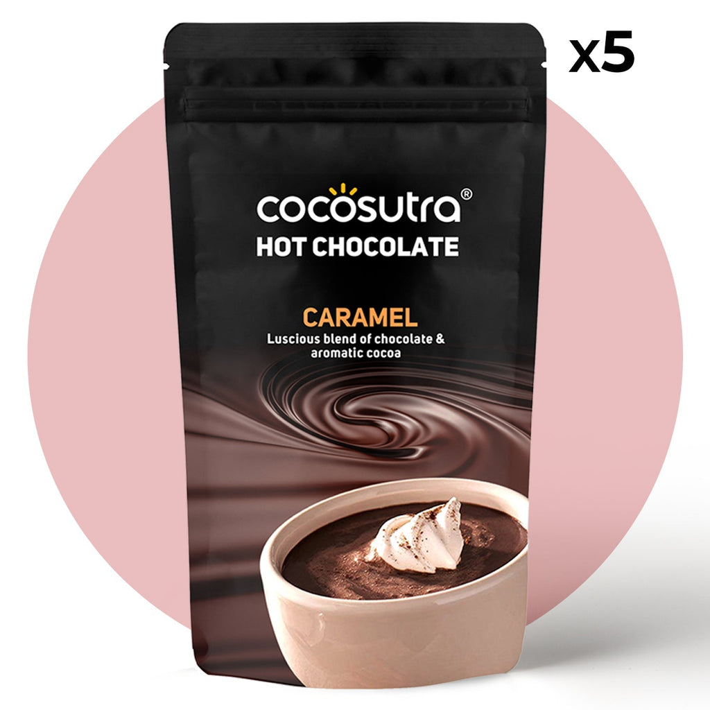 Cocosutra Return Gift Hamper 5 Packs of Hot Chocolate Mix -100 g Each
