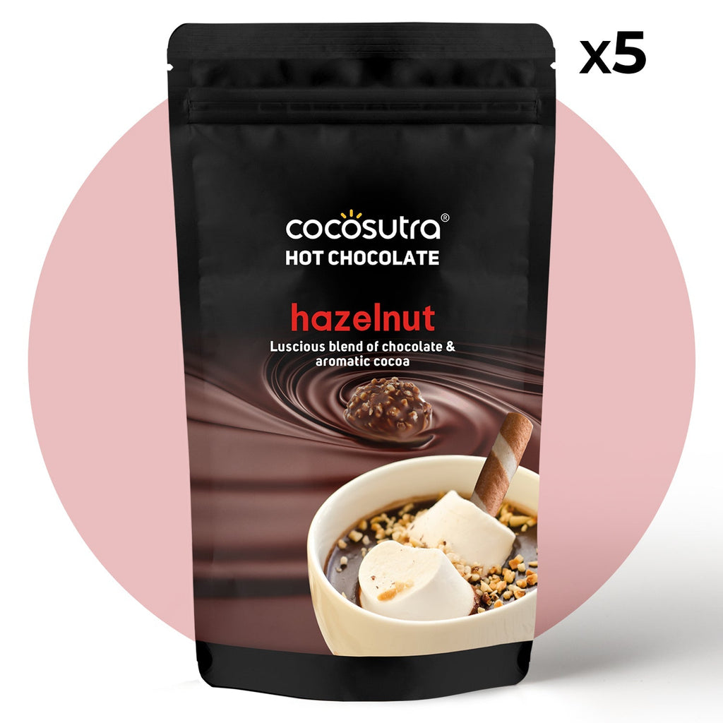 Cocosutra Return Gift Hamper 5 Packs of Hot Chocolate Mix -100 g Each