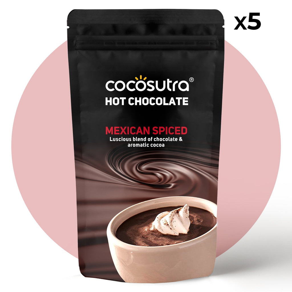 Cocosutra Return Gift Hamper 5 Packs of Hot Chocolate Mix -100 g Each