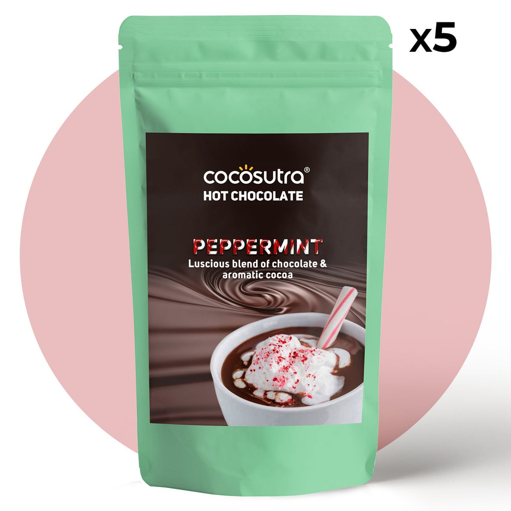 Cocosutra Return Gift Hamper 5 Packs of Hot Chocolate Mix -100 g Each