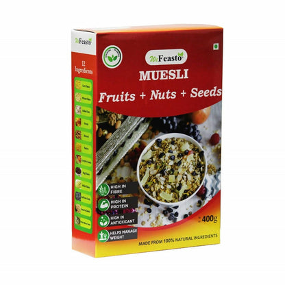 Wefeasto Muesli Fruits+ Nuts+ Seeds