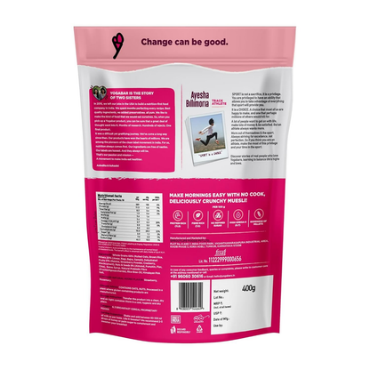 Yoga Bar Wholegrain Breakfast Muesli - Fruits, Nuts + Seeds + Dark Chocolate