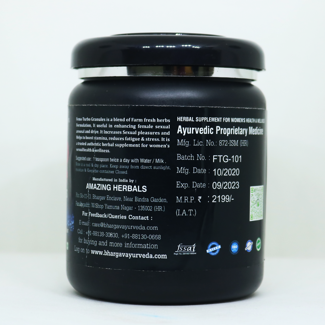 Dr.Bhargav's Femo Turbo Granules Energy Booster