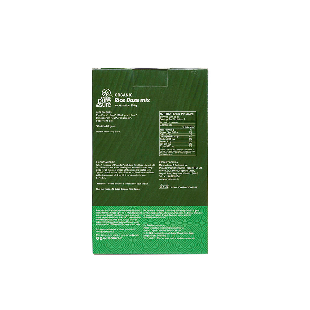 Pure & Sure Organic Rice Dosa Mix